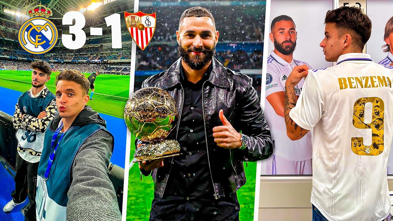 HOMENAJE A BENZEMA BALÓN DE ORO *VIP EN EL BERNABÉU*