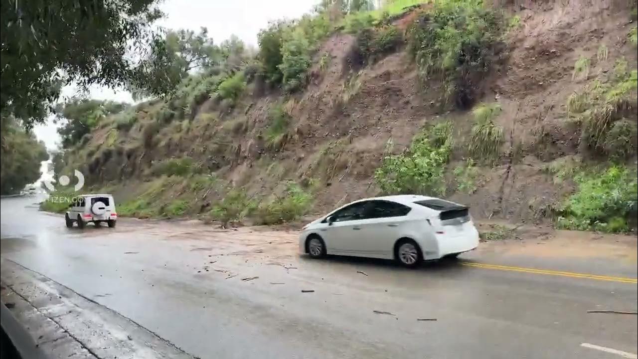 Mudslide Disrupts Pacific Palisades Traffic Citizen YouTube