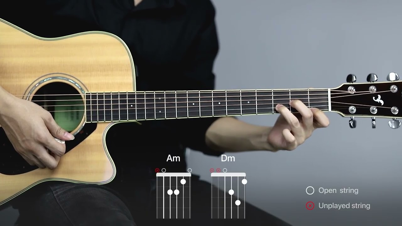 Lesson 6.6 – Dm ↔ Am Chord Change | Smooth Minor Transitions