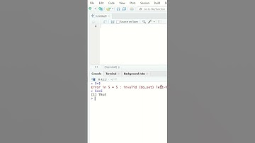 Double equal sign, comparison operator in R Statistics #Shorts