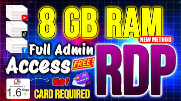 Get Free RDP 2024 - 25 | How to Create RDP | Free Admin Rdp | cloud rdp | rdp cal
