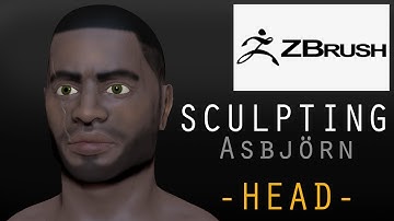 Zbrush Speed Sculpt || Sculpting Asbjörn 1 - Head