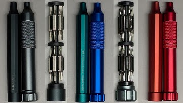 HOTO 24 in 1 Multi Bit Mini Magnetic Pen Screwdriver Set EDC for Electronics Phones Laptops Vs Clone