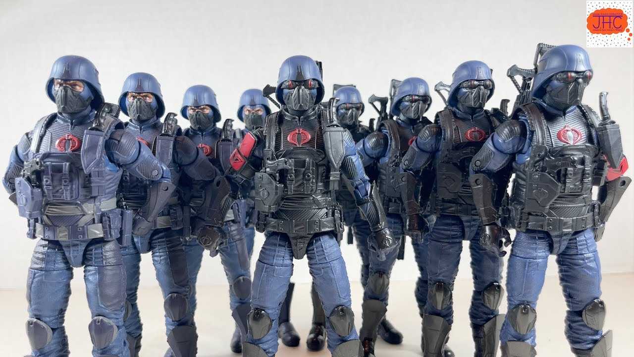 COBRA TROOPER 12 INFANTRY 24 GI Joe Classified Series Action Figure Review Army Builder Villain