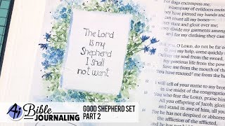Watch Bonnie continues to part two, creating a bench by a stream, sheep grazing in the rolling hills, and a sentiment frame in Psalm 23. "The Lord is my ...