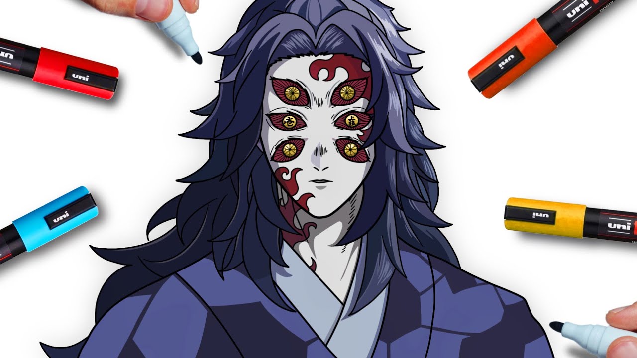 How To Draw Kokushibo Step By Step From Demon Slayer Kimetsu No Yaiba How To Draw Kokushibo Step By Step From Demon Slayer Kimetsu No Yaiba