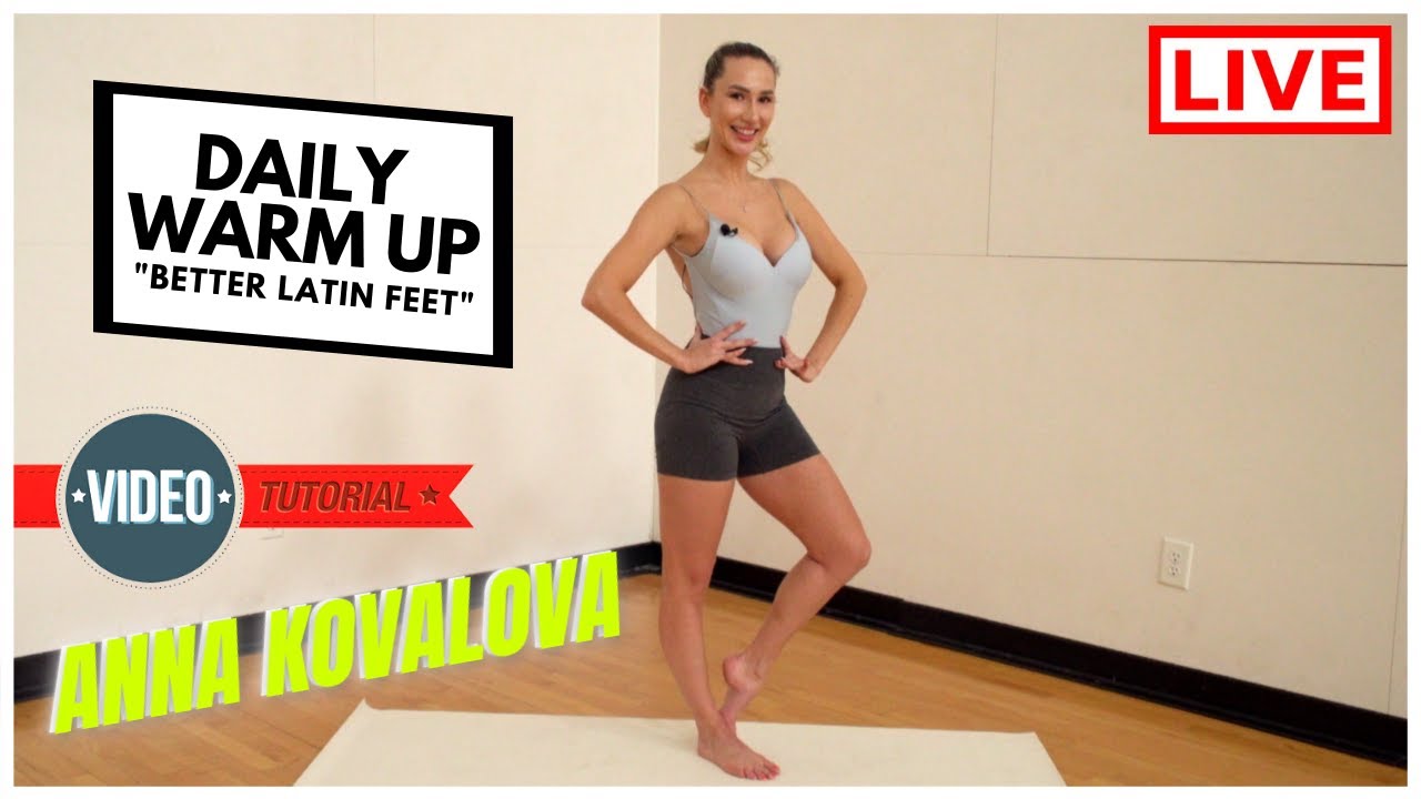 Latin Feet Exercise | Anna Kovalova | Dance with Anna