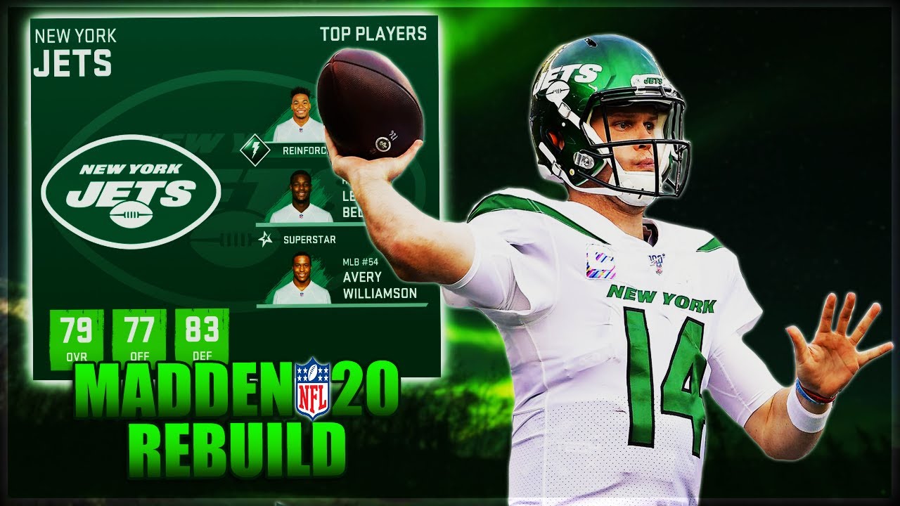 Rebuilding The New York Jets Rondale Moore A 8.0 Combine.. Madden