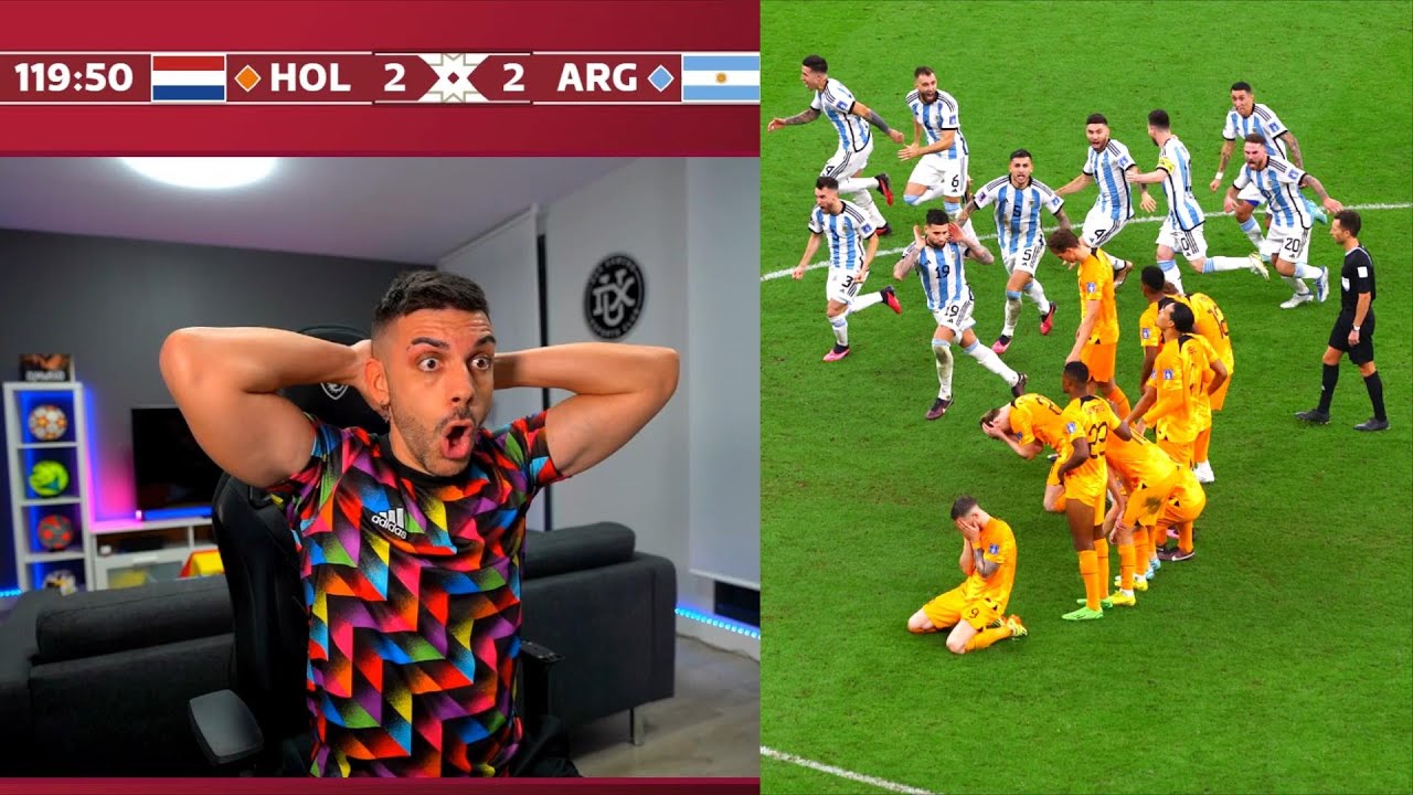 DjMaRiiO REACCIONA A PENALTIS ARGENTINA vs HOLANDA QATAR 2022