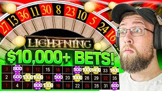 $10,000+ BETS ON THIS LIGHTNING ROULETTE STRATEGY MADE A CRAZY COMEBACK…