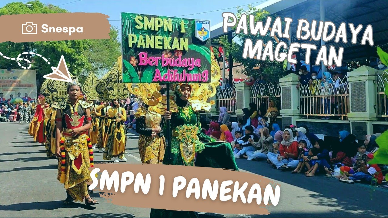 Pawai Budaya Magetan SMPN 1 Panekan 26 Agustus 2023