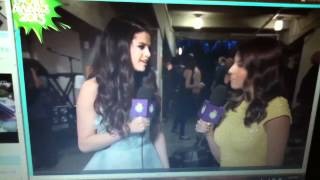 Selena Gomez Kca 2013 Backstage Interview