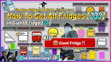 Find the Fridges[233] - #10.GiantFridge[21] #거대냉장고,#ジャイアント冷蔵庫,#냉찾,#HowToGet,#Roblox,#로블록스,#ロブロックス