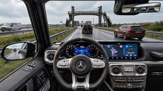 Realistic Car Simulator : Mercedes G-Wagon Highway Driving POV screenshot 1