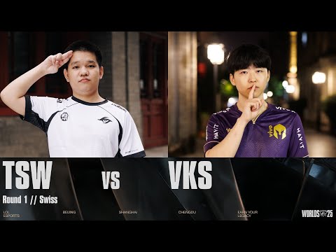 TSW vs VKS | WORLDS 2025 | Swiss Stage | Game 01 | Team Secret Whales vs Vivo Keyd Stars