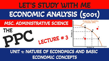 Production Possibility Frontier-Economic Analysis (5001): Lecture # 3