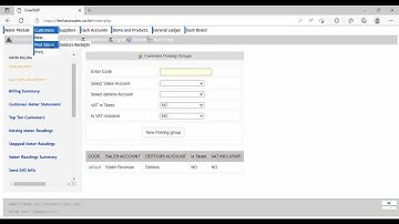 Smarterp Water Revenue and Billing demo