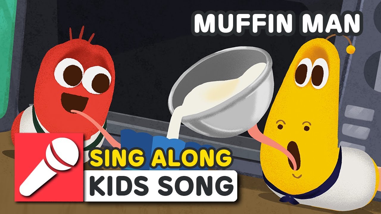 ⁣[Sing Along] MUFFIN MAN - English - Larva KIDS song