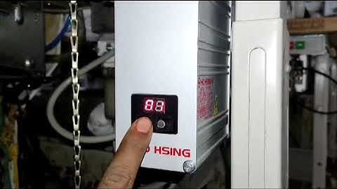 #HO HSING Control box GD40 Speed lock -Unlock Program 🥀