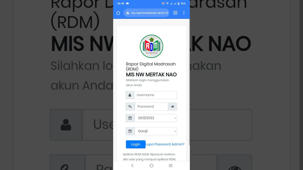 CARA CETAK RAPORT DI RDM (Raport Digital Madrasah) - YouTube