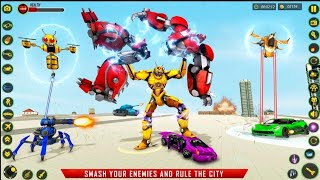 Bee robot car transformation game for Android  screenshot 4