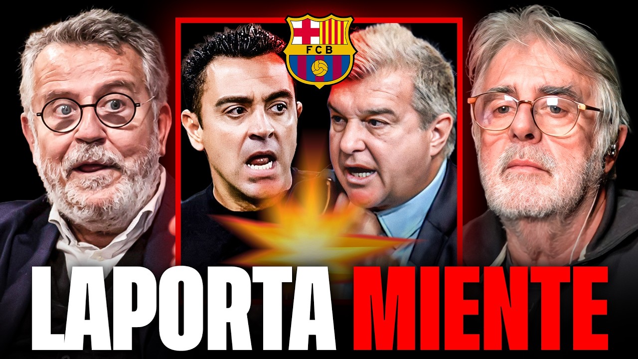 🚨¡LÍO GORDO EN EL BARCELONA! ¡XAVI RAJA CONTRA LAPORTA!