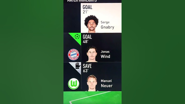 Serge Gnabry and Harry Kane scored goals vs VFL Wolfsburg #bayernmunich #fifa.