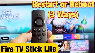 Fire TV Stick Lite: 3 Ways to Restart / Reboot screenshot 1