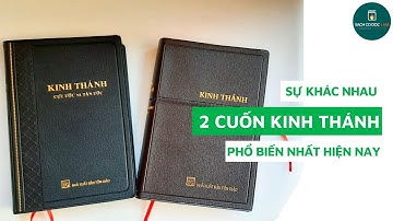 SỰ KHÁC BIỆT giữa 2 bản dịch Kinh thánh Tin Lành phổ biến nhất hiện nay | Hiệu sách Cơ Đốc I AM