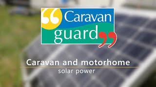 All about caravan and motorhome solar panels