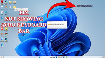 How to solve: The Avro keyboard is already running on this system on Windows 11