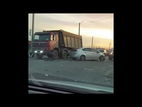ДТП на перекрестке Находка-Врангель. 12.11.2019