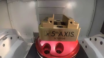 5th Axis V75100 Ride-Along on an Erowa Pallet System