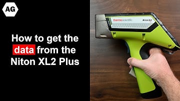 How to get the data from the Niton XL2 Plus Handheld XRF Analyzer 4k