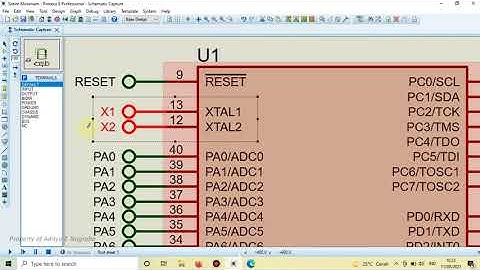 TUTORIAL MEMBUAT SISTIM MINIMUM ATMEGA16/32 MENGGUNAKAN SOFTWARE PROTEUSE | PART 1