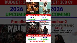 Top 4 Movie Release In Mari 2026  Toxic Movie  Peddi  Paradise  Dhurandhar 2