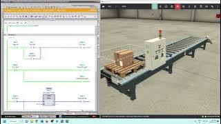 Factory IO Ex 7 Conveyor Project w Timer, Counter & Clock Memory Byte