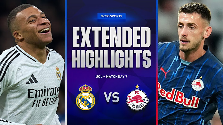 Real Madrid vs. Salzburgo: Resumen extendido | Jornada 7 de la fase de la Champions League | Gola...