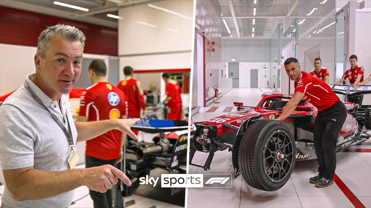 Behind the scenes at Ferrari's famous Maranello HQ 🤩🐎