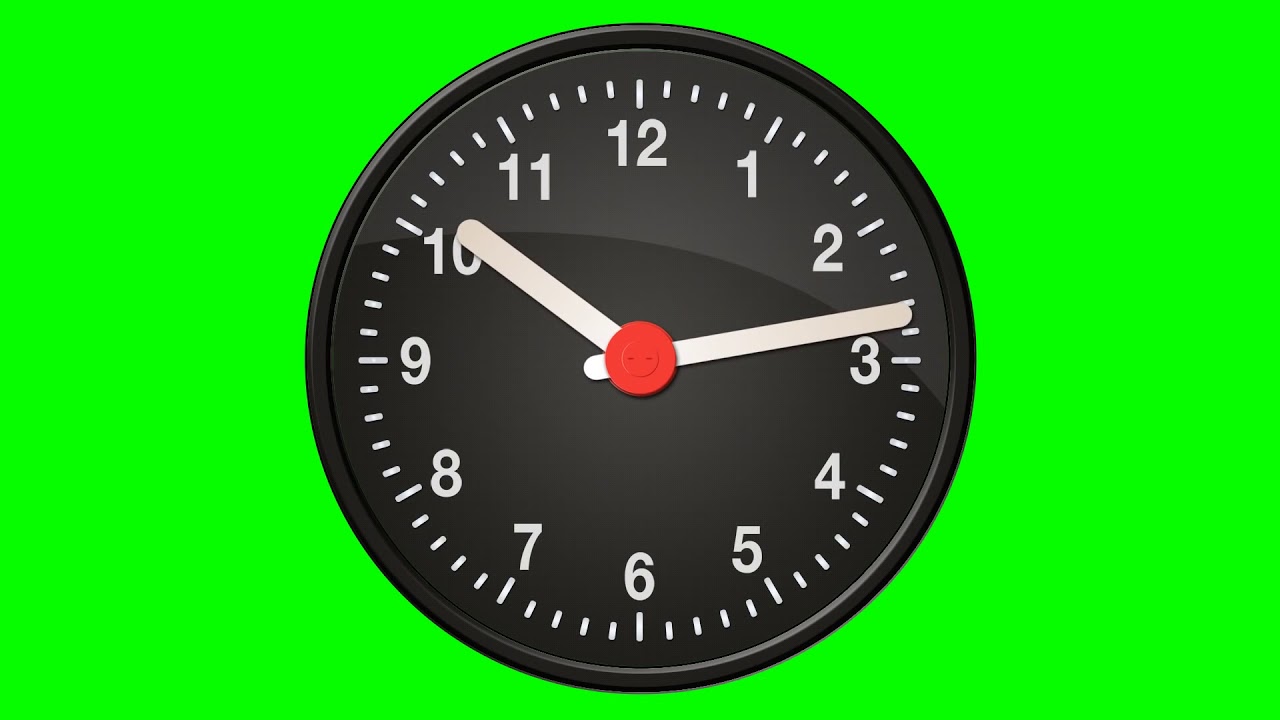 Horloge ecran vert FREE - YouTube