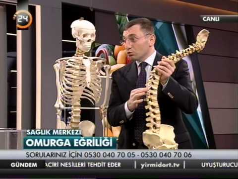Doç. Dr. Fatih Dikici, Çocuklarda Omurga Eğriliği - Sağlık Merkezi (Kanal 24) 01.12.2014
