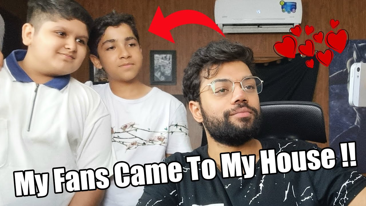 MY FANS CAME TO MY HOUSE !!!