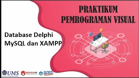 Delphi dengan database MySQL pada Xampp menggunakan Zeos