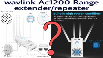 wifi Range Ext/Repeater Wavlink Ac1200 Dual Band(4G+5G) Unboxing