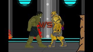 Hulk v/s thanos drawing cartoon2 Animation