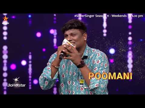 Glimpse of Vitha Vithama Soap Song by #Poomani #Iyenar 😎💥| Super Singer Season 11 | Episode Promo