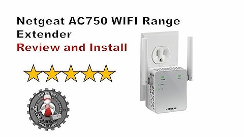 Netgear AC750 Extender/Booster Review and Install
