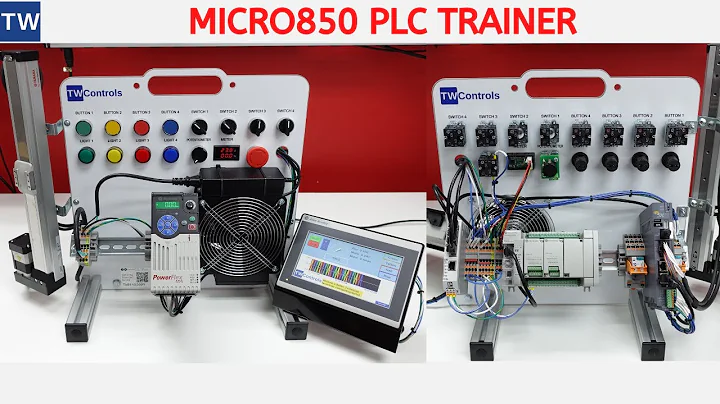 Micro850 PLC Trainer.  The Perfect Way to Get Started
