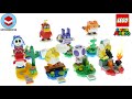 All LEGO Super Mario Character Pack Series 5 figures Compilation/Collection Speed Build