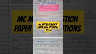 MC (Microcontroller) Model question paper solutions | Module 1 | #mc #mcimportantquestions #vtu